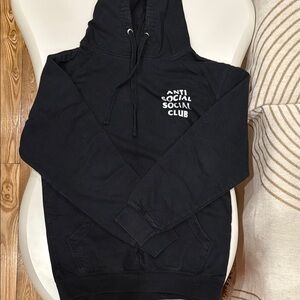 Anti Social Social Club Classic Black Hoodie